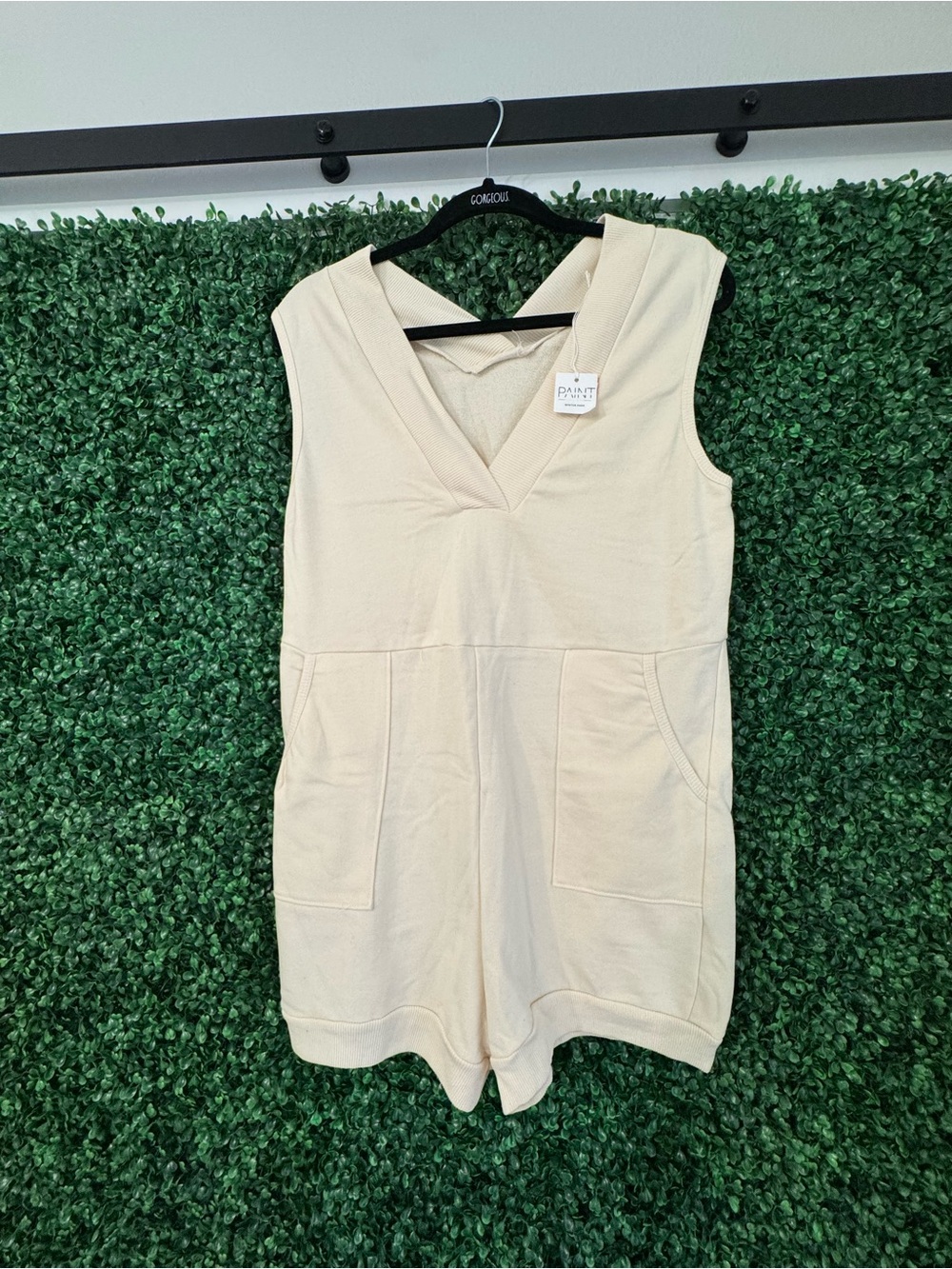 cream romper